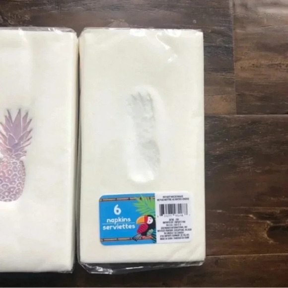 Pineapple Dinner Party Napkins | Rose Gold Foil | Rose Gold | Beach Party | Luau - Picture 8 of 12